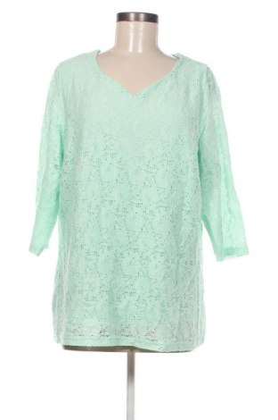 Γυναικεία μπλούζα Fair Lady, Μέγεθος XL, Χρώμα Πράσινο, Τιμή 4,70 €