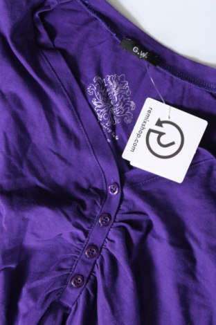 Γυναικεία μπλούζα G.W., Μέγεθος M, Χρώμα Βιολετί, Τιμή 4,45 €