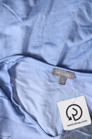 Γυναικεία μπλούζα Gina Laura, Μέγεθος L, Χρώμα Μπλέ, Τιμή 4,21 €