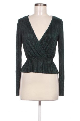 Γυναικεία μπλούζα Gina Tricot, Μέγεθος S, Χρώμα Πράσινο, Τιμή 12,37 €