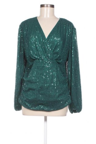 Дамска блуза Grace Karin, Размер XXL, Цвят Зелен, Цена 17,10 лв.