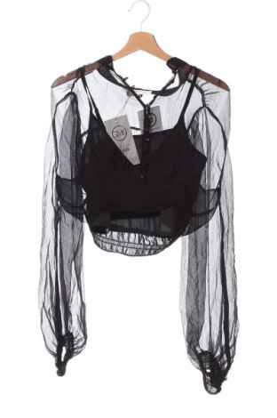 Γυναικεία μπλούζα Guido Maria Kretschmer for About You, Μέγεθος XS, Χρώμα Μαύρο, Τιμή 39,69 €