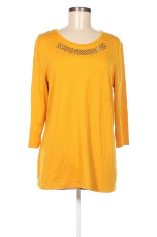 Damen Shirt Helena Vera, Größe L, Farbe Gelb, Preis 13,40 €