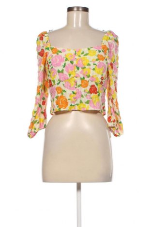 Дамска блуза Mango, Размер M, Цвят Многоцветен, Цена 27,98 лв.