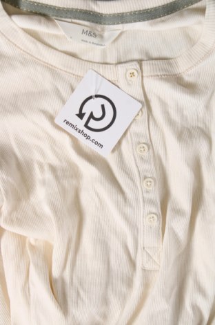 Γυναικεία μπλούζα Marks & Spencer, Μέγεθος XS, Χρώμα Εκρού, Τιμή 13,84 €