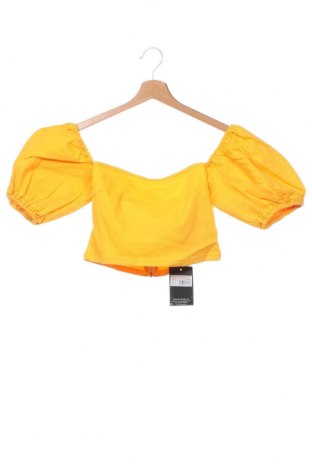 Дамска блуза Missguided, Размер S, Цвят Жълт, Цена 10,54 лв.