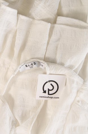 Дамска блуза NA-KD, Размер XS, Цвят Бял, Цена 16,32 лв.