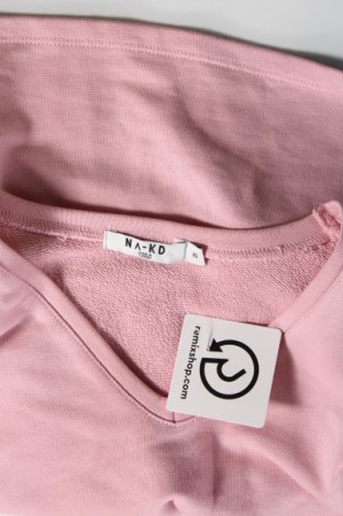 Дамска блуза NA-KD, Размер XS, Цвят Розов, Цена 20,46 лв.