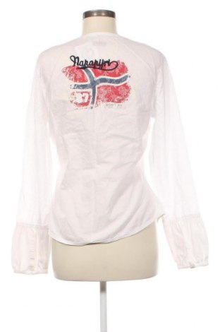 Дамска блуза Napapijri, Размер L, Цвят Бял, Цена 35,40 лв.