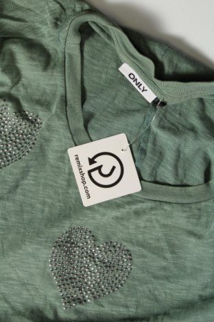 Дамска блуза ONLY, Размер XS, Цвят Зелен, Цена 5,60 лв.