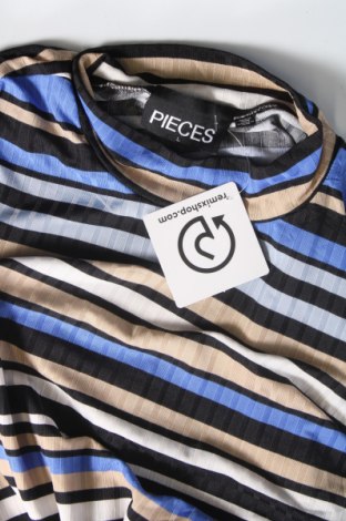Γυναικεία μπλούζα Pieces, Μέγεθος L, Χρώμα Πολύχρωμο, Τιμή 12,37 €