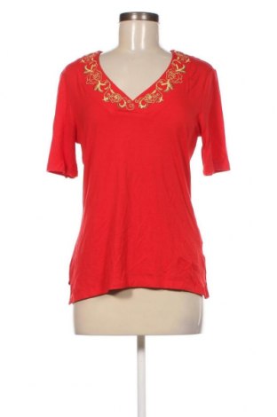 Damen Shirt Pompoos Design By Harald Gloockler, Größe M, Farbe Rot, Preis 13,50 €