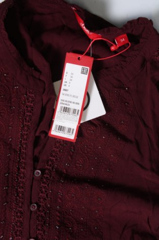 Γυναικεία μπλούζα S.Oliver, Μέγεθος XS, Χρώμα Κόκκινο, Τιμή 19,50 €