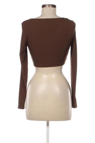Дамска блуза SHEIN, Размер S, Цвят Кафяв, Цена 19,00 лв.