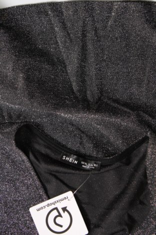 Дамска блуза SHEIN, Размер XS, Цвят Сребрист, Цена 19,00 лв.
