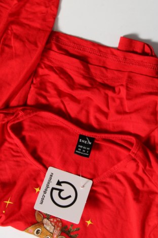 Дамска блуза SHEIN, Размер XS, Цвят Червен, Цена 5,70 лв.