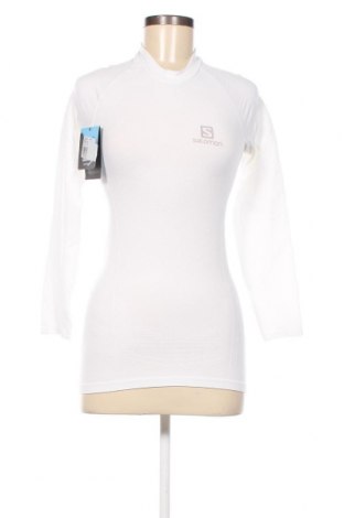 Γυναικεία μπλούζα Salomon, Μέγεθος S, Χρώμα Λευκό, Τιμή 23,66 €
