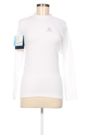 Damen Shirt Salomon, Größe L, Farbe Weiß, Preis 21,03 €