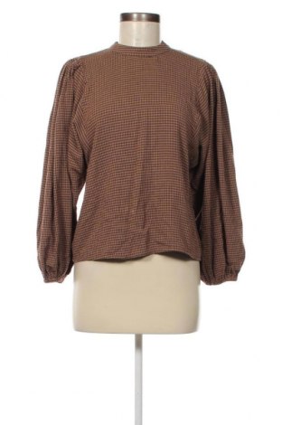 Дамска блуза Samsoe & Samsoe, Размер M, Цвят Кафяв, Цена 26,30 лв.