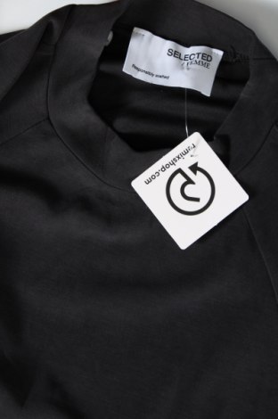 Γυναικεία μπλούζα Selected Femme, Μέγεθος XL, Χρώμα Μαύρο, Τιμή 14,28 €