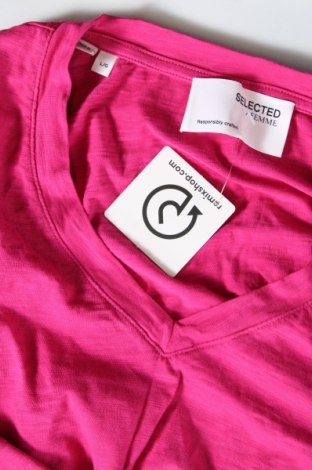 Дамска блуза Selected Femme, Размер L, Цвят Розов, Цена 26,69 лв.