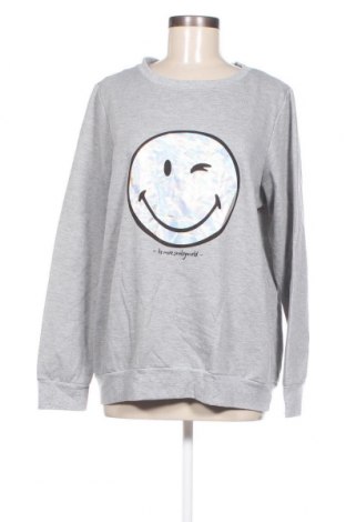 Γυναικεία μπλούζα Smiley World, Μέγεθος XL, Χρώμα Γκρί, Τιμή 4,58 €