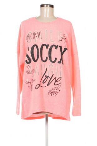 Дамска блуза Soccx, Размер XL, Цвят Розов, Цена 33,60 лв.