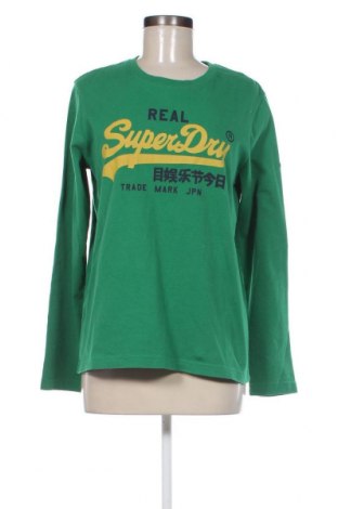 Γυναικεία μπλούζα Superdry, Μέγεθος M, Χρώμα Πράσινο, Τιμή 16,24 €