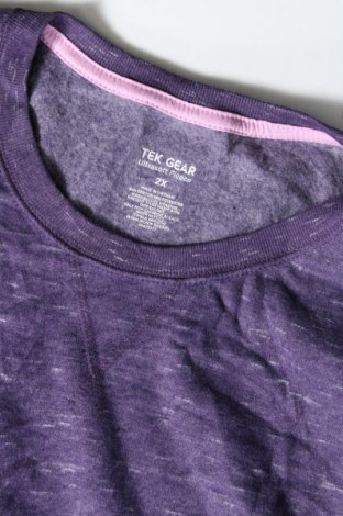 Дамска блуза Tek Gear, Размер XXL, Цвят Лилав, Цена 15,20 лв.