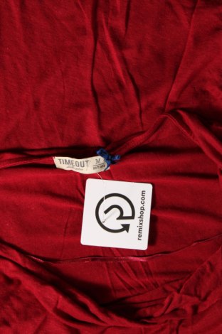 Γυναικεία μπλούζα Timeout, Μέγεθος M, Χρώμα Κόκκινο, Τιμή 10,99 €
