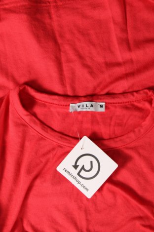 Γυναικεία μπλούζα VILA, Μέγεθος M, Χρώμα Κόκκινο, Τιμή 8,18 €