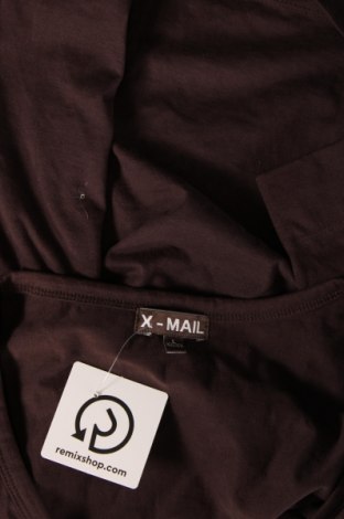 Γυναικεία μπλούζα X-Mail, Μέγεθος L, Χρώμα Καφέ, Τιμή 4,08 €