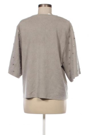 Дамска блуза Zara, Размер L, Цвят Сив, Цена 27,00 лв.