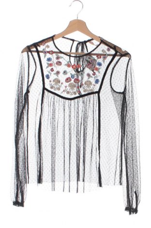 Γυναικεία μπλούζα Zara, Μέγεθος XS, Χρώμα Μαύρο, Τιμή 10,23 €