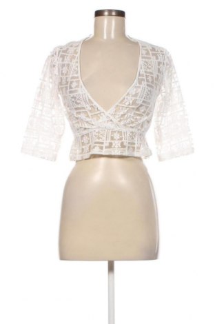 Дамска блуза Zara, Размер S, Цвят Бял, Цена 18,77 лв.