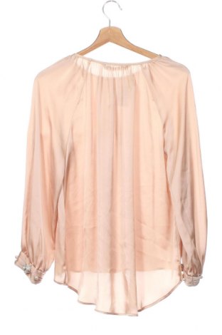 Дамска блуза Zara, Размер XS, Цвят Бежов, Цена 13,14 лв.