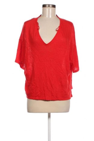 Дамска блуза Zara, Размер M, Цвят Червен, Цена 12,00 лв.