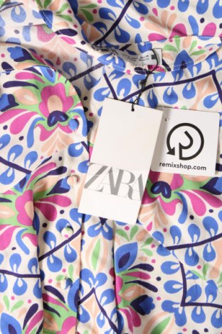 Дамска блуза Zara, Размер M, Цвят Многоцветен, Цена 37,16 лв.