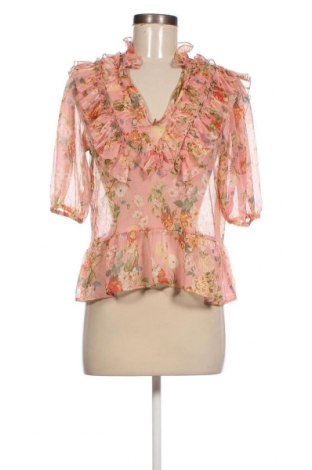 Дамска блуза Zara, Размер M, Цвят Многоцветен, Цена 13,53 лв.