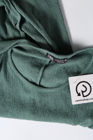 Bluză de femei Zara, Mărime S, Culoare Verde, Preț 40,05 Lei