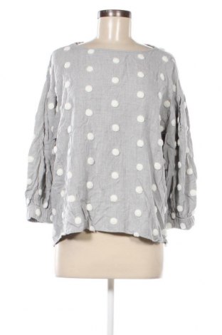 Дамска блуза Zara, Размер XL, Цвят Сив, Цена 16,20 лв.