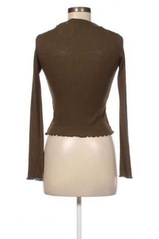 Дамска блуза Zara Trafaluc, Размер S, Цвят Зелен, Цена 12,17 лв.