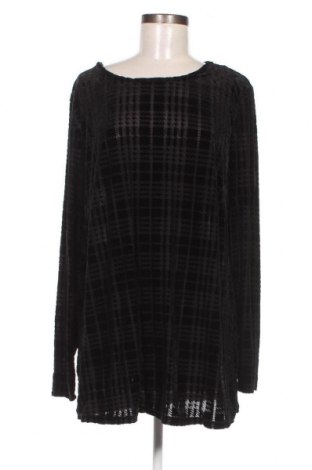 Γυναικεία μπλούζα Zizzi, Μέγεθος XXL, Χρώμα Μαύρο, Τιμή 10,13 €
