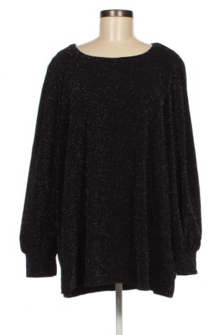 Γυναικεία μπλούζα Zizzi, Μέγεθος 3XL, Χρώμα Μαύρο, Τιμή 9,65 €