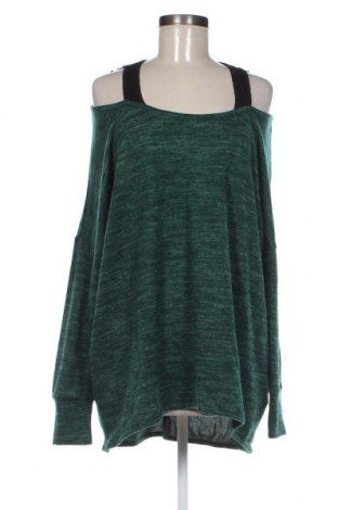 Γυναικεία μπλούζα Zizzi, Μέγεθος XXL, Χρώμα Πράσινο, Τιμή 19,30 €