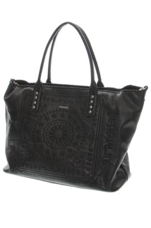 Дамска чанта Desigual, Цвят Черен, Цена 70,22 лв.