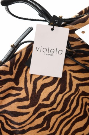 Γυναικεία τσάντα Violeta by Mango, Χρώμα Καφέ, Τιμή 93,36 €