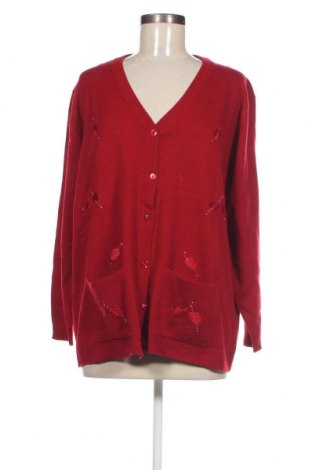 Damen Strickjacke, Größe XL, Farbe Rot, Preis 8,07 €