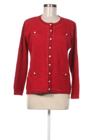 Damen Strickjacke, Größe M, Farbe Rot, Preis 7,56 €