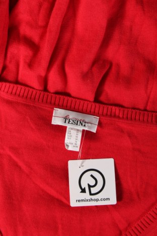 Damen Strickjacke Linea Tesini, Größe XXL, Farbe Rot, Preis 28,53 €